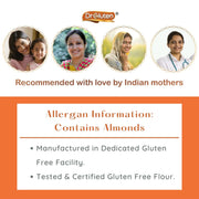 Dr. Gluten Multigrain Gold Gluten-Free Flour Atta 1kg- Tested Gluten Free Healthy Atta | High Fiber & Protein | Antioxidants With Goodness of brown rice | Soya Free |Weight management Diet | 1kg Pack