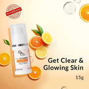 Fixderma 17% Vitamin C Face Serum for Glowing Skin | Retinol | Skin Brightening Vit C Serum for Women and Men | Anti Aging Night | Niacinamide - 15g