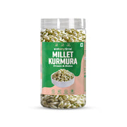 Eat Anytime Premium Creamy & Onion Millet Kurmura | Healthy Snacking Alternative | Made with Nutritious Millet | High In Fiber | Gluten Free | Healthy Snacks for Adults & Kids - 125gm(Pack of 1)