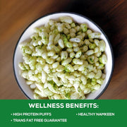 Eat Anytime Premium Creamy & Onion Millet Kurmura | Healthy Snacking Alternative | Made with Nutritious Millet | High In Fiber | Gluten Free | Healthy Snacks for Adults & Kids - 125gm(Pack of 1)