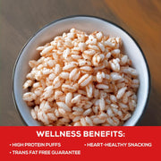 Eat Anytime Tangy Tomato Millet Kurmura | Crunchy Flavorful Snack | Zesty Tomato Taste | Made with Nutritious Millets | High In Fiber & Protein | Gluten-Free | Perfect for Healthy Snacking (Pack of 1)