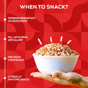 Eat Anytime Tangy Tomato Millet Kurmura | Crunchy Flavorful Snack | Zesty Tomato Taste | Made with Nutritious Millets | High In Fiber & Protein | Gluten-Free | Perfect for Healthy Snacking (Pack of 1)