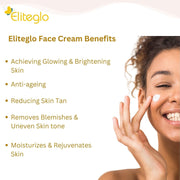 Eliteglo Cream For Glowing Brightening & Blemish Free Clear Skin 15gm