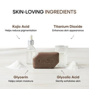 Ethiglo Deep Cleansing Soap for All Skin Types | Helps Reduce Acne Scars, Dullness, Tanning & Pigmentation | Leaves Skin Soft & Smooth | Pack of 1 (75g)