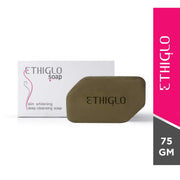 Ethiglo Deep Cleansing Soap for All Skin Types | Helps Reduce Acne Scars, Dullness, Tanning & Pigmentation | Leaves Skin Soft & Smooth | Pack of 1 (75g)