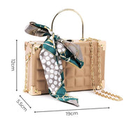 Evening Hand Clutches for Women, Girls, Ladies - Stylish Party Wedding Hand Clutch with Handle and Chain Strap