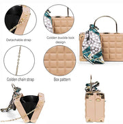 Evening Hand Clutches for Women, Girls, Ladies - Stylish Party Wedding Hand Clutch with Handle and Chain Strap