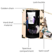 Evening Hand Clutches for Women, Girls, Ladies - Stylish Party Wedding Hand Clutch with Handle and Chain Strap