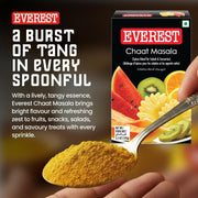 Everest Chaat Masala – 100g | Tangy & Flavourful Chaat/Chat Masala Powder for Snacks, Fruits, Salads & Street-Style Dishes