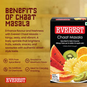 Everest Chaat Masala – 100g | Tangy & Flavourful Chaat/Chat Masala Powder for Snacks, Fruits, Salads & Street-Style Dishes