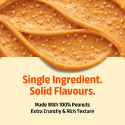 Pintola All Natural Peanut Butter Extra Crunchy|Unsweetened | 30g Protein | Gluten & Cholesterol Free, Vegan, Nut Butter, High in Protein Spread, 100% Pure Roasted peanut butter