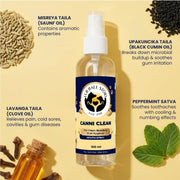 FUR BALL STORY Canni Clean Oral Care Spray for Pets | Pet Dental Spray for Fresh Breath, Plaque & Tartar Removal | Supports Gum Health & Teeth Cleaning | with Peppermint, Fennel (Saunf) & Clove Oil