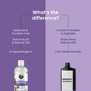 FUR BALL STORY Dermaprove Dog Shampoo Antifungal & Antibacterial Gentle Cleanser for Itch Relief | Supports Sensitive Skin Care | Helps Maintain Skin Hygiene | 300 ml
