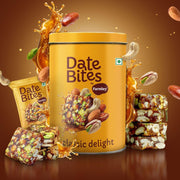 Farmley Classic Date Bites 200 gm I Dates Barfi Made with Dates, Pista, Cashews, Almonds, Honey and Pure Ghee I Dry Fruits Nuts, Healthy Snacks Sweets,Gluten Free, No Added Sugar