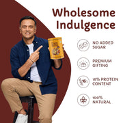 Farmley Classic Date Bites 200 gm I Dates Barfi Made with Dates, Pista, Cashews, Almonds, Honey and Pure Ghee I Dry Fruits Nuts, Healthy Snacks Sweets,Gluten Free, No Added Sugar