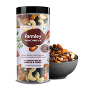Farmley Panchmeva Dry Fruits Mix I Fit for Fasting | Healthy Snacks Mixed Nuts Contains Almonds, Cashews, Dates, Black Raisin, Green Raisin