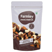 Farmley Panchmeva Dry Fruits Mix I Fit for Fasting | Healthy Snacks Mixed Nuts Contains Almonds, Cashews, Dates, Black Raisin, Green Raisin
