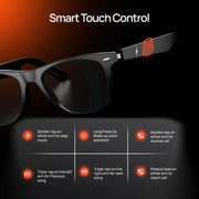 Fire-Boltt Fire-Lens Dune Smart Glasses, Bluetooth Calling & Open-Ear Bluetooth Sunglasses with HD Sound & Smart Audio Touch Controls Voice Assistant (Siri/Alexa/Google), Fast Charging for Men & Women