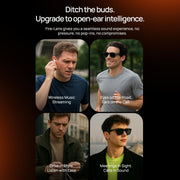 Fire-Boltt Fire-Lens Sway Smart Glasses, Bluetooth Calling & Open-Ear Bluetooth Sunglasses with HD Sound & Smart Audio Touch Controls Voice Assistant (Siri/Alexa/Google), Fast Charging for Men & Women