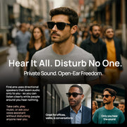 Fire-Boltt Fire-Lens Sway Smart Glasses, Bluetooth Calling & Open-Ear Bluetooth Sunglasses with HD Sound & Smart Audio Touch Controls Voice Assistant (Siri/Alexa/Google), Fast Charging for Men & Women