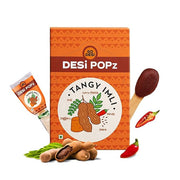 GO DESi Popz Imli Pop, 40 Pieces, Imli Candy, Tamarind & Jaggery Candy, Tangy, Lollipop, Digestive, 320 g