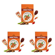 GO DESi Popz Imli Pop, 40 Pieces, Imli Candy, Tamarind & Jaggery Candy, Tangy, Lollipop, Digestive, 320 g