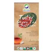 Organic Wellness Tulsi Green Tea + Saffron 25 Teabags