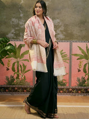 Sangria Ethnic Motifs Woven Pashmina Winter Shawl view 16