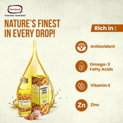 Hamdard RAUGHAN-E-BADAM SHIREEN Sweet Almond Oil for Body, Skin & Hair | 100ml | Natural Almond Oil | Helps Enhance Memory | Helps Relieve Constipation | Helps Build Stronger Muscles | Pack of 1