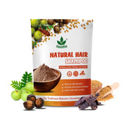 Havintha Natural Hair Shampoo With Herbal Amla Reetha Shikakai And Methi Dana Powder For Men & Women, Totally Organic | Paraben And Sulphate Free Shampoo - 227gm (Pack of 1)