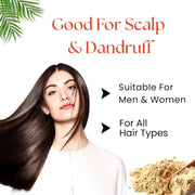 Havintha Natural Hair Shampoo With Herbal Amla Reetha Shikakai And Methi Dana Powder For Men & Women, Totally Organic | Paraben And Sulphate Free Shampoo - 227gm (Pack of 1)
