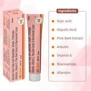 HealNCure NG Glow Cream - Enriched With Kojic Acid &Glycolic Acid