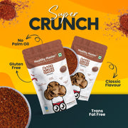 Healthy Master Ragi Chips 200g | Light & Crispy Chips, High protein | Natural ingredients, Vegan, Gluten Free, No Palm Oil, No Artificial Preservatives, Trans Fat Free, Low Calorie