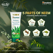 Himalaya Purifying Neem Face Wash|Clears and Prevents Pimples & Acne|Made with 5 parts of Neem|New & Best Ever clinically Proven formula|Gently Cleanses|For men and women|400 ml