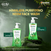 Himalaya Purifying Neem Face Wash|Clears and Prevents Pimples & Acne|Made with 5 parts of Neem|New & Best Ever clinically Proven formula|Gently Cleanses|For men and women|400 ml