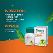 Himalaya Wellness Triphala Bowel Wellness |Relieves constipation| - 60 Tablets