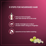 Himalaya Herbals Anti Hair Fall Hair Oil, Bhringaraja & Amla 200ml