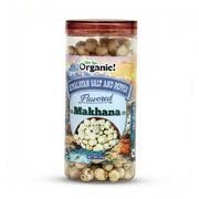 Oh So Organic Himalayan Salt & Pepper Makhana 87g | Olive Oil Roasted Fox Nuts | Healthy Crunchy Snack | Gluten Free Roasted Makhana | Light & Tasty Anytime Snack