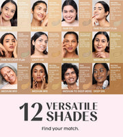 House Of Makeup Skin Tint with SPF 25+++ | Hyaluronic Acid, Niacinamide | Tinted Moisturizer, Foundation | Non-Comedogenic & Hypoallergenic Certified & Tested | Dewy Glow Finish, 35ml - FL10-Fair To Light Skin Tone