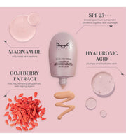 House Of Makeup Skin Tint with SPF 25+++ | Hyaluronic Acid, Niacinamide | Tinted Moisturizer, Foundation | Non-Comedogenic & Hypoallergenic Certified & Tested | Dewy Glow Finish, 35ml - FL10-Fair To Light Skin Tone