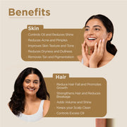 INDUS VALLEY Bio Organic Multani Mitti Powder Natural Fuller’s Earth for Face & Hair Packs Removes Dead Skin, Cleanses Pores, Reduces Dandruff & Scalp Itchiness Soft & Glowing Skin (200g)