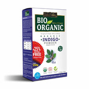 Indus Valley Bio Organic 100% Organic and Herbal Indigo Powder, for Natural Hair Coloring, Arrests Early Greying & Protects hair from Damage 100g