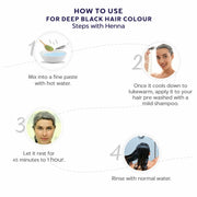 Indus Valley Bio Organic 100% Organic and Herbal Indigo Powder, for Natural Hair Coloring, Arrests Early Greying & Protects hair from Damage 100g