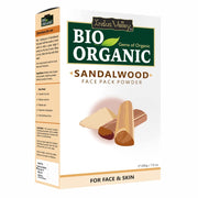 Indus Valley Bio Organic Sandalwood Face Pack Powder Lightens Suntan