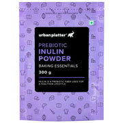 Urban Platter Inulin Powder, 300g (Fructo-Oligosaccharides | FOS | Prebiotic & Rich in Soluble Dietary fibre | Supports Gut Health)