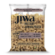 Jiwa Instant Jowar Pasta | Macaroni | Cooks in 7 Minutes | Ready to Cook | 100% Millet | No Maida, No Atta | Gluten Free | 200 G