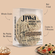 Jiwa Instant Oats Noodles | Hakka Noodles | Cooks in 7 minutes | Ready to Cook | 100% Gluten Free| No Maida, No Atta | Not Fried | Gluten Free | 200 g