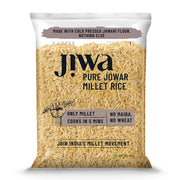 Jiwa Pure Jowar Millet Rice | 500 G | Cooks in 5 Minutes | Ready to Cook | 100% Millet | No Maida, No Atta | Gluten Free
