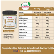 Jus' Amazin Creamy Cashew Butter – Punchy Pepper (200g) | 18% Protein | Plant-Based Nutrition | Zero Chemicals | Dairy-Free | 100% Natural