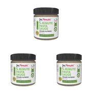 Jus' Amazin 5-Minute Pasta Sauce - Creamy Alfredo (200g), Only 5 Ingredients, 100% Natural, 85% Nuts, Zero Additives, Ready to Cook, Italian Cuisine